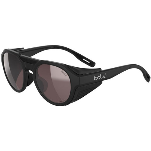 Bolle Ascender Photochromatic Sunglasses, Black Matte/Phantom Black Gun BS140005
